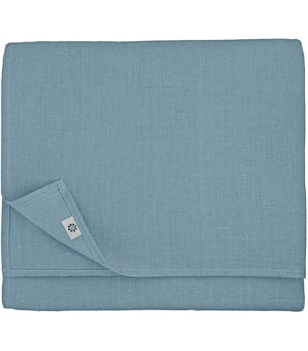 Ruitjes tafelkleed van geweven-geverfd katoen, selwyn blauw/kastanje/wit La Redoute Interieurs | La Redoute