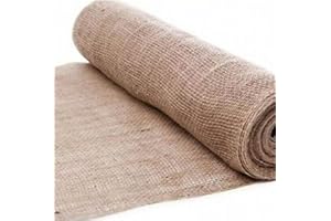 SOPHIE LAURENCE Hessian Jute Fabric Roll, 3M - Natural, Durable, Medium Weight (200gsm) - Perfect for Crafts, Upholstery, and Outdoor Use - Available by The Meter