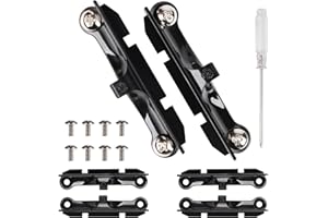 VILHTL 3 Pair AM4 CPU Fan Heatsink Bracket Cooling Mounting Sheet Plate Durable with 8 Screws Black for AM4 B350 X370 X470 Motherboard with Screwdriver