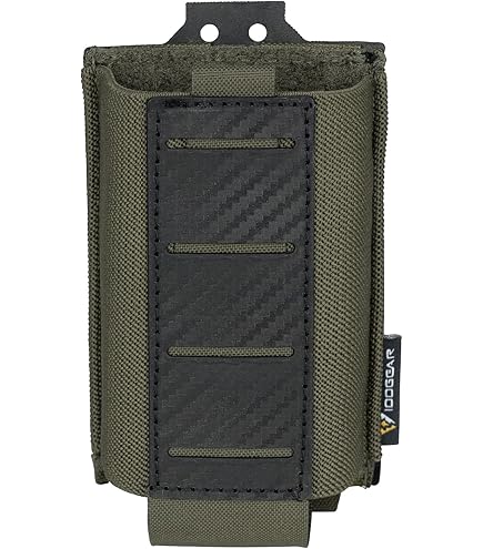 IDOGEAR Poche Porte-Mag Pistolet Quadruple 9mm - Airsoft/Tactique (Nylon)