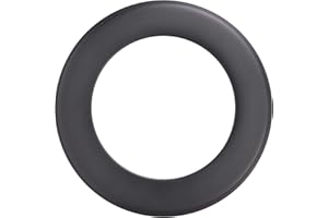 FIREFIX R180/R Ofenrohrrosette für 2 mm starken Ofenrohre/Rauchrohre in 180 mm Durchmesser, für Kaminöfen und Feuerstellen, Senotherm, schwarz, starr