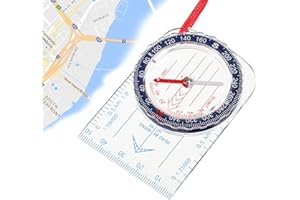 UESLWSER Ranger Compass Boy Scout Compass Hiking Navigation Compass Allround Navigation Compass Outdoor Compass Navigation Compass for Hiking for Camping Hiking Outdoor Survival Navigation Carry-on Accessories