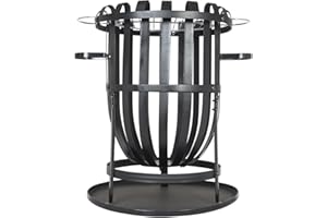 La Hacienda Vancouver Black Firebasket,45x45x56cm