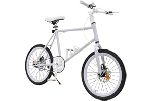 HauTour Bicicleta para niños 14 16 18 20 pulgadas bicicleta infantil de acero rico en carbono Bicicleta para niños, volante y silla de montar Altura ajustable Bicicleta para niños para niños de 3 a 9