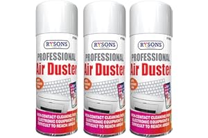 SKYTE® 3 X 200ML AIR CAN Duster Spray Can Cleaner Clean & Protects Laptop Keyboard Electronics