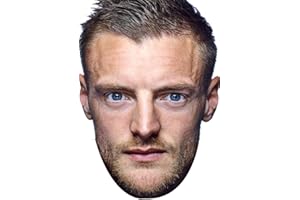 FOXYPRINTING Jamie Vardy England Football Sensation Celebrity Cardboard Party Face Mask Fancy Dress