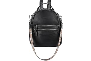 Mała Damska Torba, RAVUO Torba Na Ramię Ze Skóry PU Mini Casual Backpack Torba Na Ramię Z Naturalnej Skóry Do Podróży Szkolnych