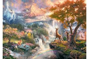 Schmidt Spiele CGS_59486 Thomas Kinkade: Disney - Bambi Puzzle, Multicolor
