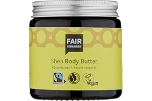 ‎FAIR SQUARED FAIR SQUARED Body Butter Shea 100 ml Körperbutter - für trockene Haut - vegane Naturkosmetik - Zero Waste