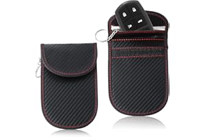 Anti-Fraud Car Key Signal Blocking Pouch Faraday Bag Anti-theft Pouch for Car Key Phones+ RFID/NFC Blocker, 3 colours, KF-Premium Signal Protection Pouch, 1pc