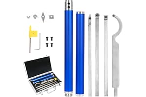 TOPQYY Drechseleisen Drehmeißel, Hartmetall Drechselwerkzeug Set, Hartmetall Wendeplatte Drechselzubehör Wendeschneidplatten Einsatzschneider, HSS Schnitzwerkzeuge