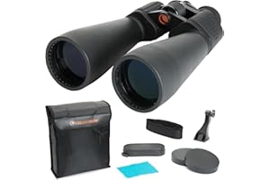 Celestron 71008 SkyMaster 25x70mm Porro Prism Binoculars with Multi-Coated Lens, BaK-4 Prism Glass and Carry Case, Black