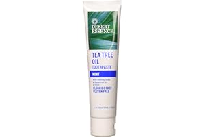 DESERT ESSENCE Natural Tea Tree Oil Toothpaste Mint 6.25 oz