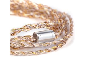 Tripowin Petrichor 4 Core 26AWG OCC Cooper+OCC Silver-Plated +OCC Gold Plated Upgraded HiFi kabel audio z odłączanym kablem audio 3 w 1 2,5 mm/3,5 mm/4,4 mm Plug for Audiofile Musician (Recessed 2pin)