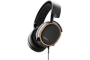 SteelSeries Arctis 5 Gaming Headset - RGB Illumination - DTS Headphone: X v2.0 Surround for PC and PlayStation 5, PS4 - Black