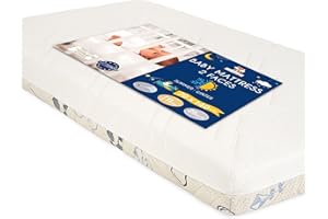 Materac Niemowlęcy 140 x 70 Made in Europa i OEKO TEX Sweety Fox – Materac 70x140 Dwustronny ze Stroną letnią i Zimową – Wysokość 11 cm i Gęstość 25 kg/m3