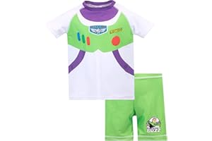 Disney - Maillot de Bain Deux pièces - Toy Story - Garçon - Buzz L’Éclair