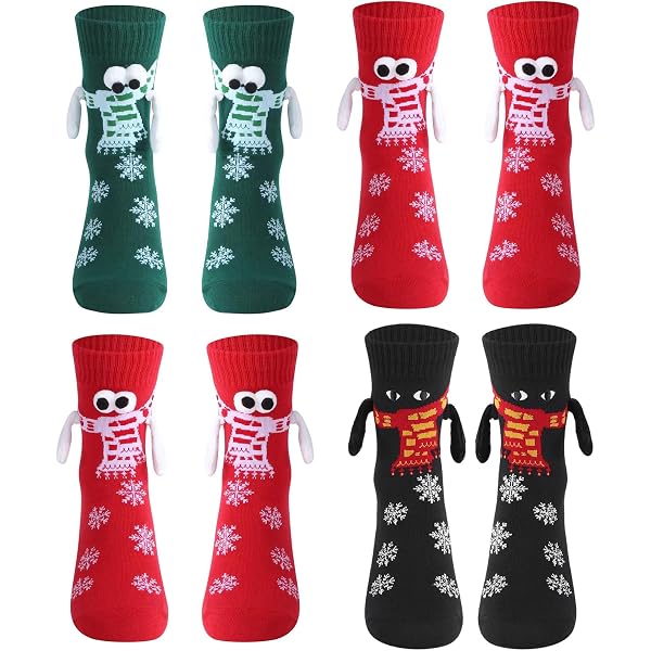 Chaussettes Noël Lot De 5 Paires De Chaussettes De Noël En Coton - Motifs Festifs, Pour Toute La Famille Chaussettes Famille Cadeau Festif Chaussettes Noël Lot De 5 Paires De Chaussettes De Noël En Coton - Motifs Festifs, Pour Toute La Famille Chaussettes Famille Cadeau Festif