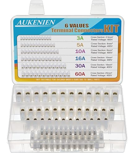 LuoQiuFa10 Morsettiera PCB 5,08mm - Set 4 Pin Maschio/Femmina Per Circuiti Elettronici, 10 Pezzi
