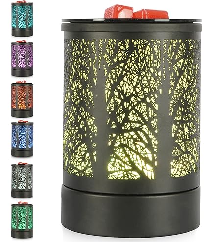 3d Glas Elektrische Was Smelt Warmer Geurgeur Wax Smelt Vuurwerkbrander Met Aanr