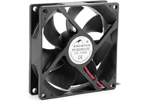 SOURCING MAP sourcingmap 92mm x 92mm x 25mm 12V DC Cooling Fan Long Life HY Bearing Computer Case Fan