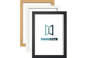 FRAMESPLUS A2 BLACK PHOTO PICTURE POSTER FRAME PREMIUM QUALITY Black•A2 (41.9 x 59.4cm) Black•A2 (41.9 x 59.4cm)