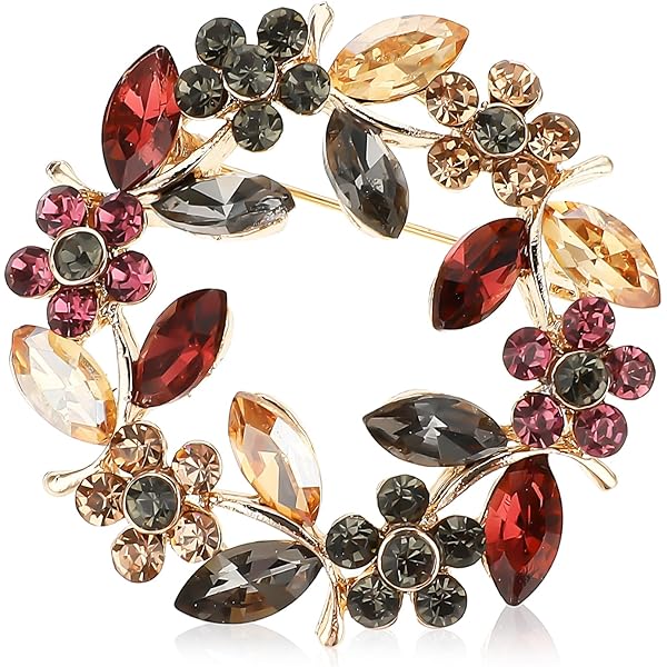 Tvoip Keizerin Monarch gevleugelde vlinder Swarovski kristal steentjes broche pin (blauw), Emaille, koper, strass, strass, Stras