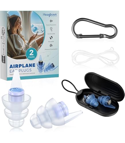 Hearprotek Lot 2 Paires Bouchons D'Oreilles Ultra Doux 32dB & 30dB - Pour Sommeil, Travail & Construction