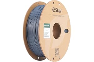 eSUN PETG Filament 1.75mm, High Toughness PETG Filament, 1KG Spool (2.2 LBS) 3D Printing Filament for 3D Printers,Solid Grey