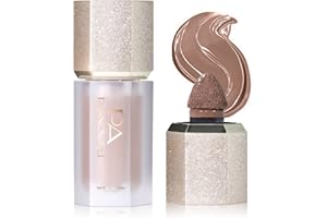 Prreal Liquid Contour, Soft Cream Contour Makeup, płynny korektor do twarzy z aplikatorem, matowa konturówka do konturowania twarzy, długotrwały kremowy kontur do konturowania twarzy