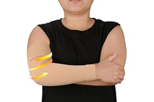 AMZAM® Manchon de compression médicale pour homme et femme, 20-30 mmHg, orthèse de compression graduée avec bande en silicone pour soulager la douleur, lymphœdème, œdème, gonflement, arthrite