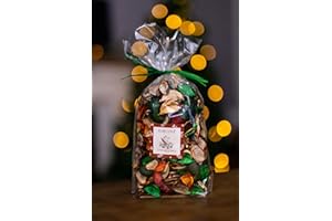 MARCO PAUL INTERIORS Marco Paul Weihnachts-Topf Pourri Festlicher Heimduft Xmas Scented Potpourri Long Lasting Winter Aroma Deko Geschenk (Weihnachtsmarkt)