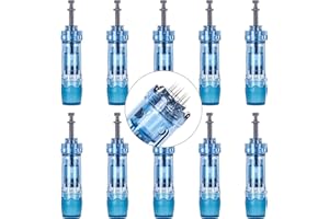 IKLESTAR Agujas Dermapen 36 puntas 10pc, Repuesto para Cartuchos de Agujas de Microneedling Dermapen A9/M8S/A8S
