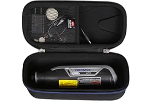 FBLFOBELI EVA Hard Carrying Case For Dremel Lite 7760 N/10 4V Li-Ion Cordless Rotary Tool Variable Speed Multi-Purpose Rotary Tool Kit (Case Only)