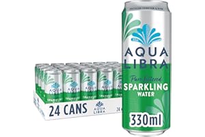 Aqua Libra Sparkling Water, 330 ml Pack of 24