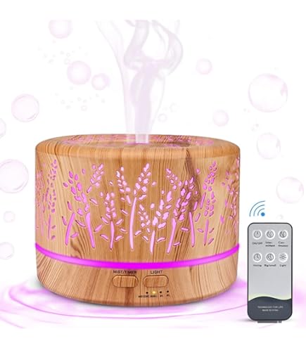 Ultrasone aroma-diffuser en luchtbevochtiger 200 ml met LED-verlichting