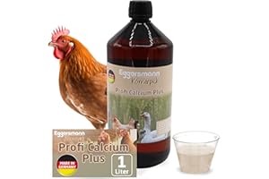 Eggersmann Körnerpick Profi Calcium Plus 1000 ml - Kalziumkonzentrat für Starke Knochen, Feste Eierschalen & gesundes Federwachstum - Ergänzungsfuttermittel für Geflügel