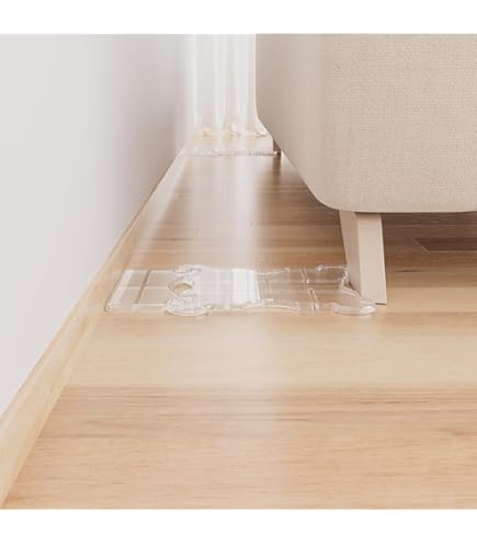 2 stuks doorzichtige bank- en bedstoppers, universele