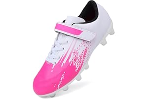 Dhinash Zapatos de Fútbol Niño Botas de Fútbol Tacos Zapatillas de Fútbol Cesped Artificial Aire Libre Zapatillas Deportivas Adolescentes Zapatos de Entrenamiento Talla 30-39