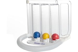 Wonder Care - ejercitador respiratorio - lavable - espirómetro incentivo - capacidad pulmonar