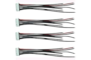 FLY RC 10pcs 22.2V JST 7 Pin Male Plug 6S LiPo Battery Balance Charger Cable Lead Wire Connector