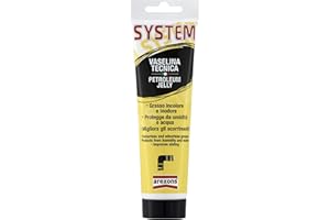 Arexons System Vaselina Tecnica 100 ml, Lubrificante paraffinico bianco, Gel lubrificante che riduce l'attrito ed impedisce il bloccaggio, Grasso di vaselina antimacchia, Inalterabile