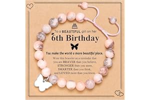 Vesmiga 6-16 Year Old Gifts for Girls Birthday Presents - Butterfly Bracelets Cool Teenage Girl Gifts for Daughter Sister Granddaughter Niece 6th-16th Birthday Decorations Girl