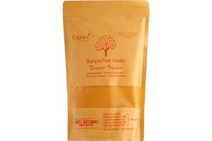 BANYANTREE FOODS Safran des Indes (curcuma) frais moulu grand paquet refermable 500g