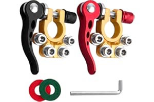 Zaciski biegunowe do akumulatora 12 V, 4-drożne, JatilEr zaciski biegunowe do akumulatora samochodowego 12 V, szybkie zapięcie, bezpieczne zaciski, zaciski biegunowe do akumulatora, do samochodów