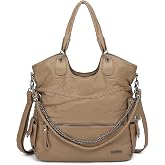 BARCELONA 21K Wash Leather Shoulder Women's Bag 21-k Barcelona 1582-6 Mink