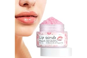 Zceplem Labios rugosos para Pieles muertas, Brighten Lips Scrub Exfoliante para Labios Exfoliante Hidratante o Labios agrietados y opacos, bálsamo Labial para Labios