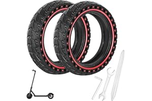 CHEDADANG Pneu Plein pour Xiaomi M365 / Pro / 1S / Pro 2 / Essential Trottinette Electrique 8,5 Pouces, 8 1/2 x2 Roue Remplacement pour Scooter Avant/Arrière, Anti Crevaison