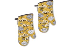 ONLINE KITCHENWARE Cooksmart Set of 2 Retro Meadow Gauntlets