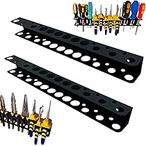 2 Stück Zangenhalter Wandhalterung - Werkzeug Organizer Mit Schrauben Für Garage & Werkstatt